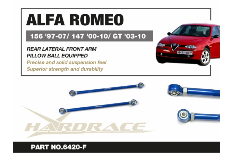 Rear Lateral Front Arm Alfa Romeo 156 1997-2007/ 147 2000-2010/ Gt  2003-2010 Hardrace