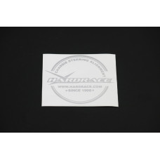 Hardrace Fuel Cap Sticker - Silver Accessory Sticker Car Sticker Hardrace P0031-001