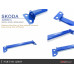 Middle-Rear Lower Brace Skoda Superb B8 3v Hardrace Q0055