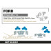 Front Rc Adjusting Spacer Ford Focus MK4 2018- Hardrace Q0551
