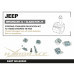 Steering Stabilizer Relocation Kit Jeep Wrangler Jl/ Jeep Gladiator Jt Hardrace Q0590