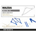 Middle Lower Brace Mazda MX-5 Miata 4th ND 2015- Hardrace Q0715