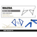 Rear Lower Brace Mazda MX-5 Miata 4th ND 2015- Hardrace Q0716