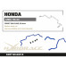 Honda Civic 6th EK3/4/5/9 EJ6/7/8/9 EM1 Front Sway Bar Hardrace Q0512