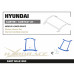 Hyundai Custin / Custo KU 2021- Middle Lower 4-point Brace Hardrace Q1350