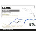 Lexus RX 5th ALA10/ALH10 2022-present Rear Sway Bar Hardrace Q1238