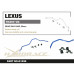 Lexus RX 5th ALA10/ALH10 2022-present Rear Sway Bar Hardrace Q1238