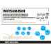 Mitsubishi Lancer Evolution 4-9 Rear Differential Bushing Kit Hardrace Q1486