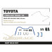 Toyota Townace / Liteace S400 2008-present Rear Add-on Sway Bar Hardrace Q1307