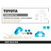Toyota Townace / Liteace S400 2008-present Steering Rack Bushing Hardrace Q1306