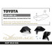 Toyota Yaris / Vitz 4th GR GXPA16/MXPA12 2020+ Rear Differential Cooling Deflector Hardrace Q1599