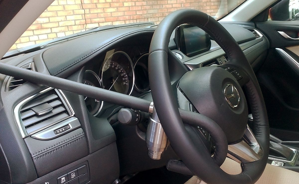 Steering Wheel Lock Mazda 6 2012 AntiTheft Python