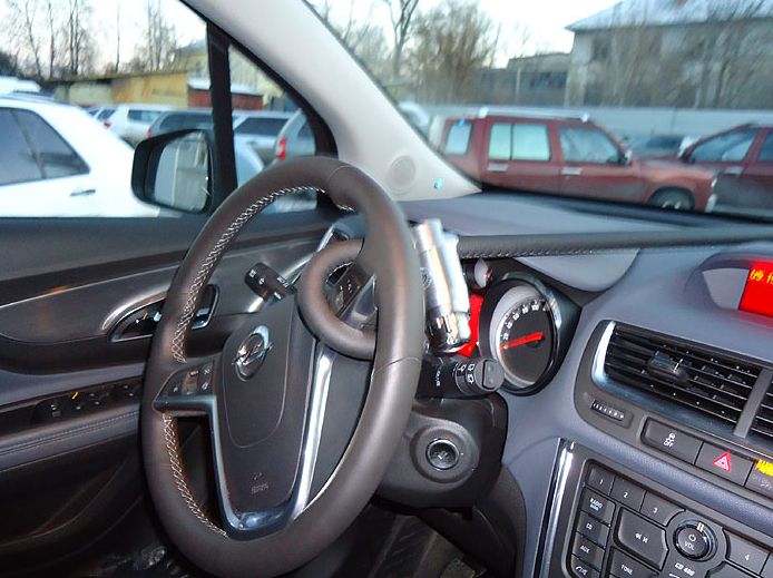 Steering Wheel Lock Opel Mokka AntiTheft Python