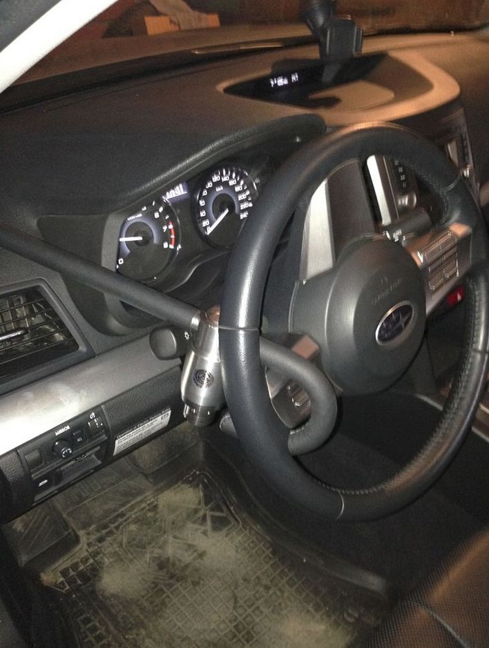 Steering Wheel Lock Subaru Legacy 20092015 AntiTheft Python