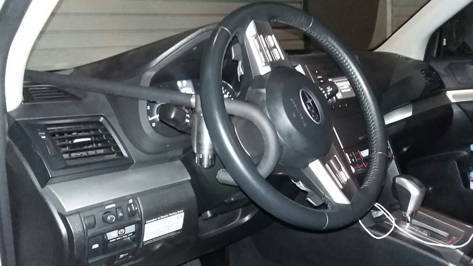Steering Wheel Lock Subaru Outback 20092015 AntiTheft Python