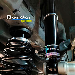 Border Coilovers for Honda CR-V 5 on car