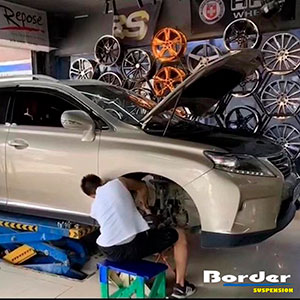 Border Coilovers on Lexus RX